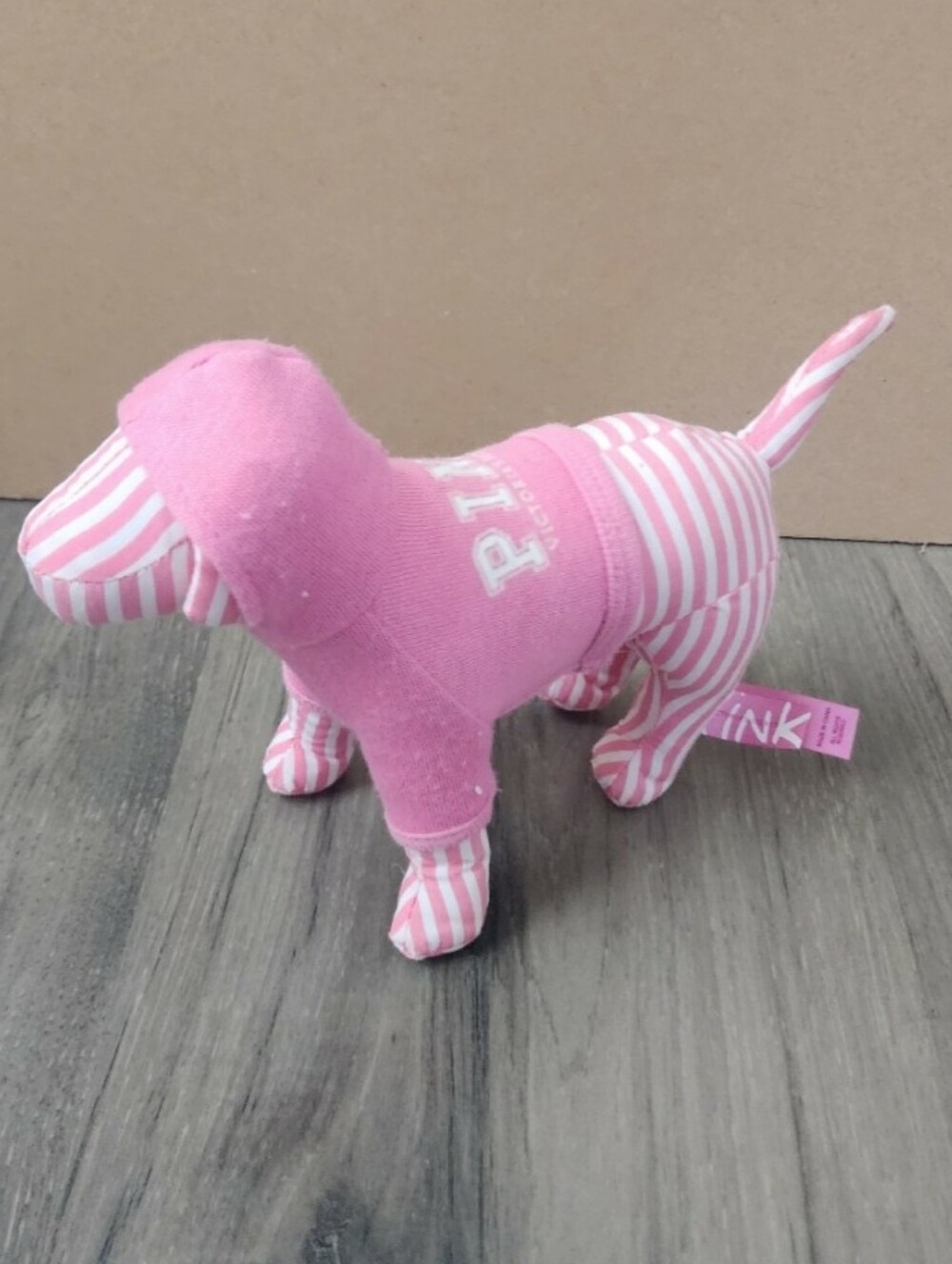 Vs Pink Striped Hooded Dog